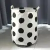 Cesta de Lavandería Sucia al por Mayor del Fabricante, Cesto de Ropa Sucia de Tela, Cesta de Almacenamiento Plegable, Contenedor de Almacenamiento de Ropa Sucia, Cubo de Almacenamiento de Lavandería de Algodón y Lino