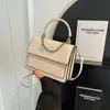 Bolsas de Verão para Mulheres 2026 Nova Tendência Versátil Bolsa de Mão Pequena Quadrada Elegante de Alta Qualidade para o Dia a Dia Bolsa Transversal