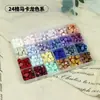 Yaqi Cuentas para Sello de Cera Set de 24 Rejillas Color Mixto Set Perlado Material de Cera DIY para Diario Sello de Cera para Sobres de Invitación