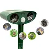 Repelente de Animais Popular Transfronteiriço Alimentado por Energia Solar, Dissuasor Ultrassônico para Gatos e Cachorros, Repelente de Pássaros e Insetos, Repelente de Animais Transfronteiriço Alimentado por Energia Solar
