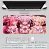Alfombrilla de Ratón para Personaje Femenino de Anime Bidimensional Exclusiva Transfronteriza, Grande, de Gama Alta, Engrosada y Resistente a las Manchas con Bordes Bloqueados