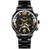 Reloj de moda para hombre de negocios de comercio exterior transfronterizo, casual con calendario, cronógrafo de tres ojos falsos, deportivo, para hombre, fabricantes, venta al por mayor