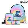Nuevo Producto Transfronterizo 3D: Eres Más Genial de lo Que Crees - Set de Tres Piezas de Mochila Escolar Estampada, Mochila para Estudiantes y Estuche Doble