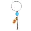 Collar de pájaro de piel de tigre, collar de loro Xuanfeng de peonía, cadena de acero inoxidable para pájaros, utensilios de entrenamiento para pájaros, suministros, hebilla viva