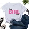 Camiseta casual de manga corta 2023 talla grande talla europea chica rellenita ropa estampada camiseta de manga corta para mujer Cuello redondo