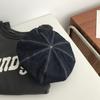 Boina Jeans Nishimoto Estilo Japonês Versátil para Mulheres com Rosto Redondo Grande Adequada para Moda Estilo Coreano Celebridade da Internet Chapéu de Pintor Mostra Rosto Pequeno