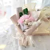 Mini Buquê Flor de Sabão Rosa Cravo Girassol Dia das Mães Dia dos Professores Presente de Festival