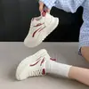 Tênis Brancos com Solado Macio Forrest Gump 2026 para Mulheres, Tênis Chunky 'Dad Shoes', Sapatos de Viagem com Toque Esportivo, Tênis de Corrida Leves para Primavera