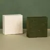 Caja de Joyería de Material Biodegradable Ecológico, Caja de Plástico con Textura Esmerilada, Caja de Exhibición para Pendientes y Collares de Joyería