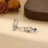 Brincos de estrela em prata de lei 925 para mulheres, novos brincos argola 2026, modernos e únicos, brincos de alta qualidade e populares