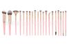 Popular Transfronterizo Juego de 3/10/18/20/30 Piezas de Brochas de Maquillaje Rosadas Brocha para Base Brocha para Sombra de Ojos Suministro Mayorista de Fábrica
