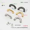 Venta Directa de Fábrica Puente de Arco en Forma de U Cerradura de Rosca Cubierta DIY Sujetador Caja de Joyería Manija de Cajón Hebilla de Correa