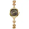 2025 Novo Relógio Feminino Elegante Pulseira Trevo Relógio Feminino Tendência Simples Pulseira de Relógio Feminino Cravejada de Diamantes