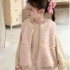 Estilo Nuevo Ropa de Abrigo para Niñas Chaleco de Algodón Engrosado Integrado Lana de Cordero Bebé Acolchado Chaleco Chaqueta Elegante Cálido