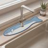 Alfombrilla absorbente para grifo de diatomeas, para lavabo, fregadero de cocina, a prueba de salpicaduras y resistente a la suciedad.