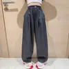 Camiseta base ajustada con cuello alto elegante para niñas, nueva versión coreana 2026 para niños mayores, pantalones de zanahoria casuales holgados de moda, modernos