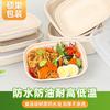 Lonchera desechable engrosada en forma de U degradable para llevar caja ligera para ensalada caja de embalaje 800ml lonchera desechable
