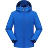 Chaqueta exterior de grado profesional, imprimible a medida, de una sola capa, a prueba de viento e impermeable, para camping, senderismo, montañismo y actividades de equipo.