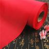 Tela de Seda Roja de 36cm en stock Tela Tela Roja Tela Poliéster Tela Roja Flor Bola Lazo Flor Decorativa Tela de Longitud Cruzada