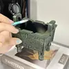Cinzeiro Ding Bronze Retrô Criativo para Sala de Estar de Casa Mesa de Chá Escritório Quarto Ornamento Decorativo