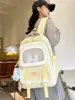 Mochila de Viaje Fresca y Linda Serie de Macarons Morados de Leche de Taro para Niñas, Dulce Mochila Escolar para Estudiantes de Primaria