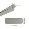Material de acero inoxidable para láser versión ligera logo DIY colgante militar de acero inoxidable etiqueta redonda larga