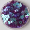 Material DIY de Lentejuelas de 5 mm Accesorios Decorativos Hechos a Mano para Ropa Agujero Mediano Redondo Colorido Pegamento Crema Cuentas Pequeñas Bordar