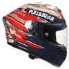 Capacete de motocicleta completo Formiga Vermelha Formiga Branca