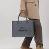 2026 Nova Bolsa Tote de Feltro Presente Bolsa de Mão Publicitária Grande Capacidade Bolsa de Compras Pode Ser Impressa com Logotipo Bolsa Simples de Carregar