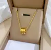 [Full-body aço titânio] três-anel pequena cintura personalidade minimax forno de vento real colar de ouro feminino ins Net cadeia de clavícula vermelha
