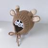 Gorro de Bebé Otoño e Invierno Bebé Bebé Lindo Súper Lindo Invierno Protector de Orejas Engrosado Cálido Estilo Coreano 2020 para Hombres y Mujeres