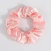 Scrunchies de Cetim Mais Vendidos Transfronteiriços em 70 Cores Sólidas, Elásticos de Cabelo de Alta Elasticidade para Mulheres, Acessórios de Cabelo Atacado