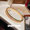 Recomendado por Blogger Quince Palacios de Aura Noble Collar de Perlas Corazón Retro Broche Floral de Princesa Diamante Brillante