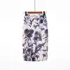 Ebay transfronterizo deseo OL temperamento falda lápiz estampado digital para mujer falda falda falda de cadera generación pelo