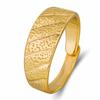 Anillo de Plata con Temperamento Extranjero Transfronterizo Joyería al por Mayor Oro Chapado en K Lluvia de Meteoros Tailandia Vietnam Anillo de Moda