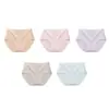 Ropa Interior Femenina Langsha Tencel Lyocell 32A Antibacteriana de Cintura Media Bragas Anti-Rozaduras Entrepierna de Seda