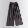 Pantalones de Cachemira para Mujer, Pantalones de Pierna Ancha 100% Cachemira Pura, Nuevo Estilo Otoño e Invierno, Cintura Elástica, Pantalones Elegantes y Adelgazantes