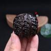 Atacado do Fabricante: Bola de Fitness de Noz de Agarwood Vietnamita, Handebol, Ornamento de Agarwood, Artesanato em Couro Preto, Item de Mão