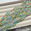 Cuentas sueltas de cristal facetado redondo de colores mixtos de 4 mm material para pulsera de cuentas diy, collar, joyería para orejas