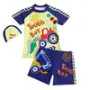 Traje de baño para niños dropshipping transfronterizo traje de baño de dibujos animados para niños conjunto de tres piezas para niños pequeños trajes de baño europeos y americanos