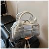 Moda de Comercio Exterior Bolso Cuadrado Pequeño de Mano para Mujer Bolso de Hombro Casual Simple 2025 Nuevo Diseño Nicho Tendencia Bolso Bandolera