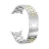 Adecuado para Samsung Watch8/9 Nueva Correa de Acero Inoxidable de Cinco Eslabones Correa de Reloj Watch8 Classic de Cinco Eslabones