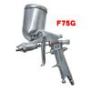 Equipo de recubrimiento pistola de pintura F-75S herramienta de pulverización a presión de vapor de pintura pistola de cepillo pulverizador de atomización de pintura de látex 75g