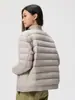 Chamarra de plumas Enbu para hombre, relleno 90% de plumón, nuevo estilo otoño/invierno, con cuello alto, casual, corte holgado, cálida y adecuada para parejas