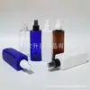Frasco spray quadrado preto 250ml frasco de líquido medicinal frasco de spray de cabelo frasco de álcool frasco de spray de loção frasco de spray de tônico