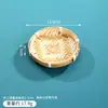 Bandeja de Chá Jogo da Velha de Bambu Estilo Chinês Prato de Lanche Doce Montanha-russa de Chá Retrô Suporte para Copo Bandeja de Mesa de Bambu