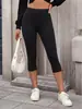 Pantalones Cortos de Moda Europea y Americana Transfronteriza Sin Costuras de Cintura Alta Levanta Glúteos Deporte Fitness Verano Delgados Comercio Exterior Pantalones de Yoga