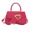 Bolso pequeño cuadrado combinable con todo, bolso de mujer de diseño de nicho de moda 2024, bolso bandolera con textura de color sólido estilo occidental