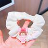 Anillo para el cabello con forma de bola para niña, accesorio para el cabello con cola de caballo de estilo coreano, con dibujos animados de princesas, para el intestino grueso