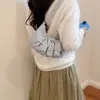 Bolso de hombro retro con estampado de leopardo moderno y elegante, nuevo de moda para el verano 2026, simple, versátil, texturizado, transfronterizo